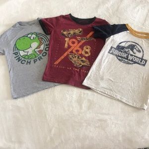 Boys character shirts